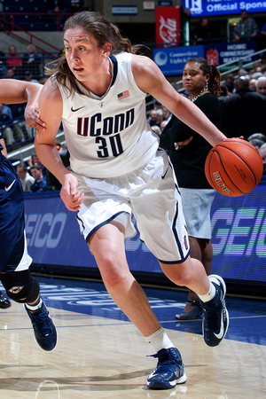 Local star Breanna Stewart averages 14.6 points per game for No. 3 UConn.