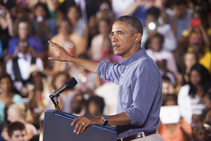 President Barack Obama, shown here in Syracuse in 2013, has made several changes to financial aid form FAFSA to make the process of applying for federal aid for college more efficient. The changes will go into effect in October 2016.