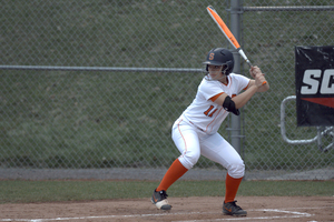 Sydney O'Hara batted in two runs for Syracuse Sunday during the Orange's matchup with Bryant. SU came back to beat the Bulldogs, 3-2. 