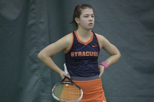 Sofya Golubovskaya, pictured earlier this season, has “unbelievable potential,”  said head coach Younes Limam.