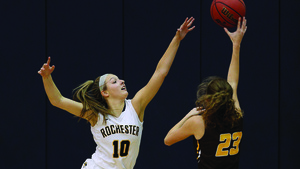 Jamie Boeheim finished her first season at Rochester averaging 4.7 points a game