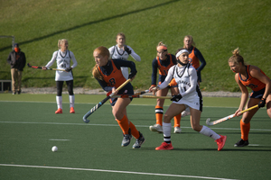 Laura Graziosi scored a penalty stroke to provide SU with security in the fourth quarter against Louisville.  